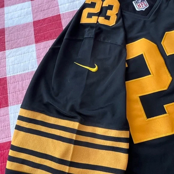 Nike Pittsburgh Steelers Haden NFL Jersey Black and Gold adult size XXL - Picture 6 of 10